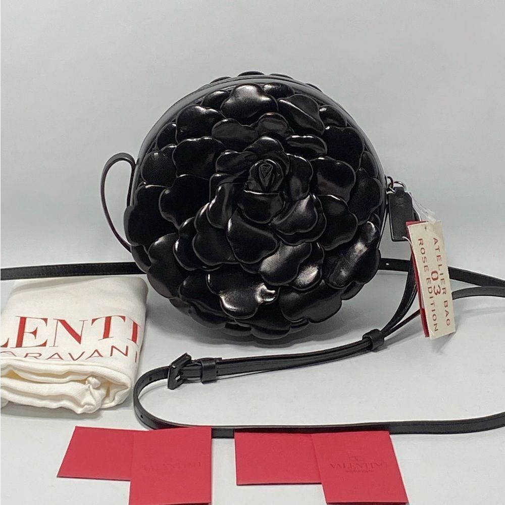 Valentino Garavani 03 Rose Edition Atelier round crossbody bag